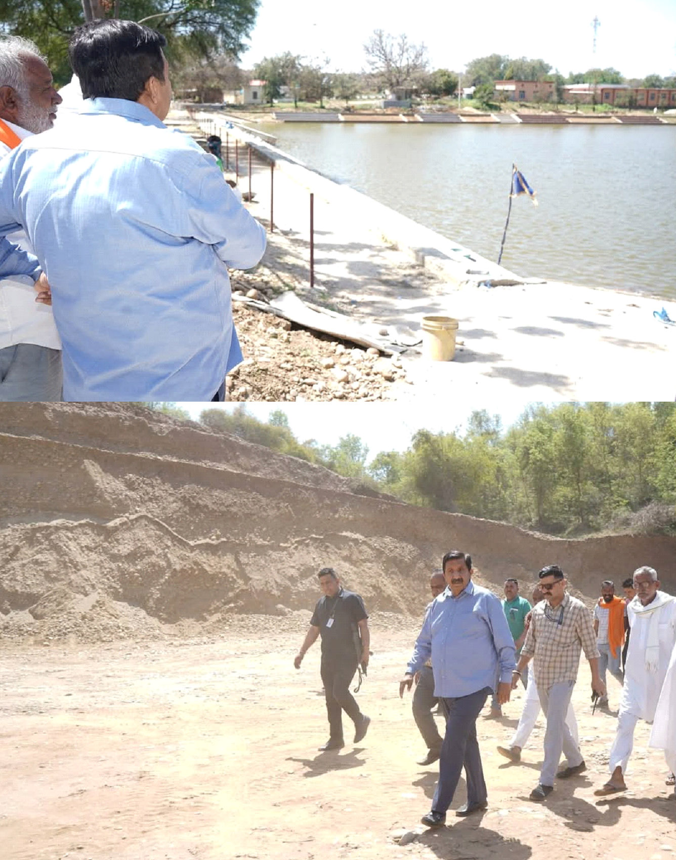 Deputy Chief Minister inspected development works in Beaton.